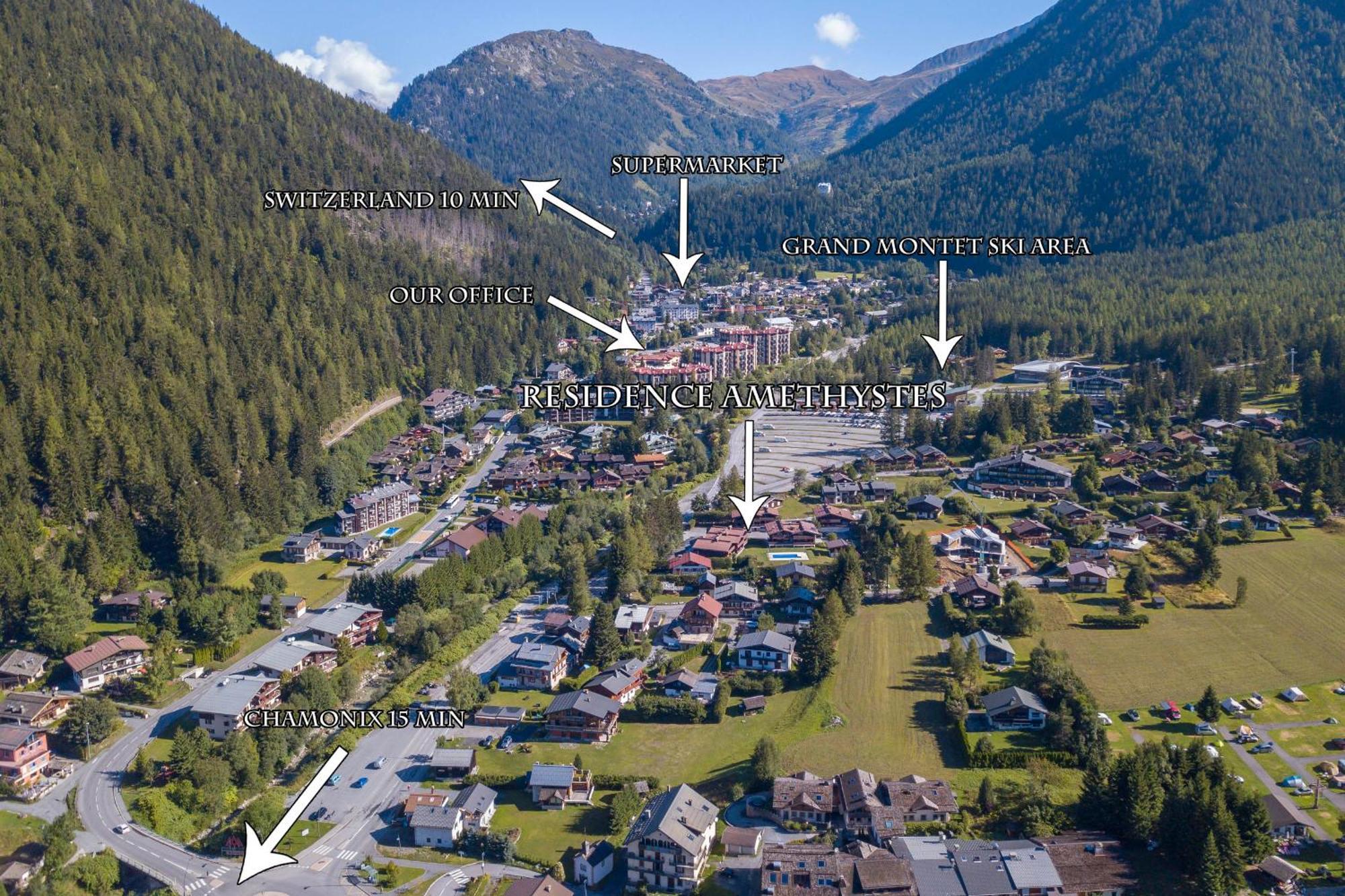 Residence Amethystes B13 Ski In/Ski Out - Happy Rentals Chamonix Bagian luar foto